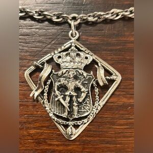 DANECRAFT Sterling Silver Pendant on an 18” Sterling Silver Rope Chain…